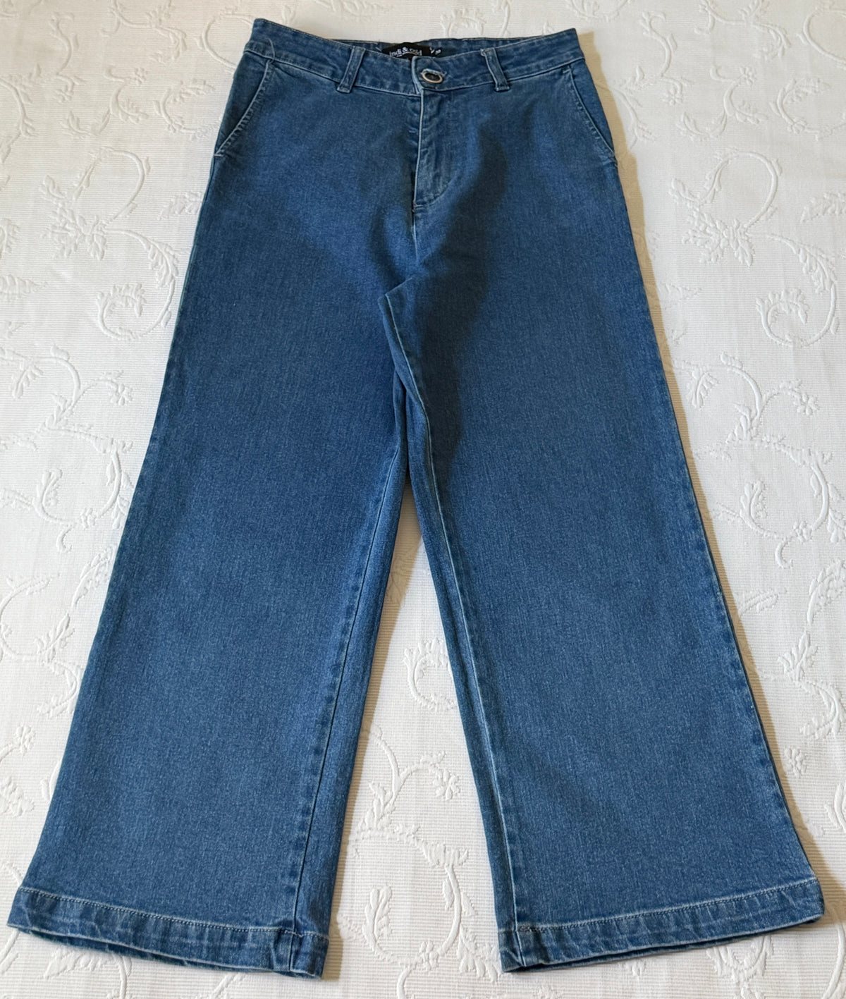 Pantalon vaquero culotte
