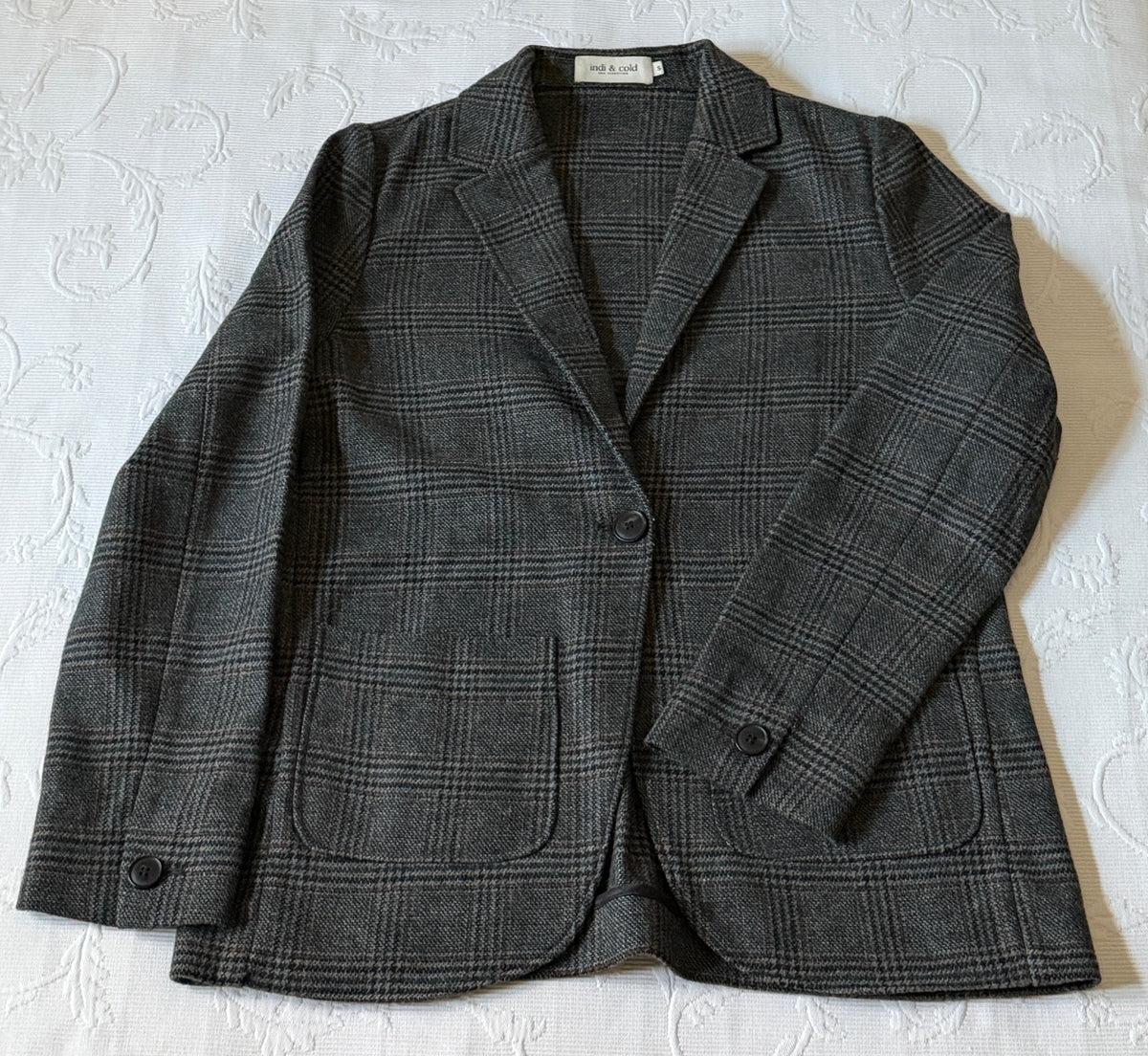Blazer Prince de Galles gris