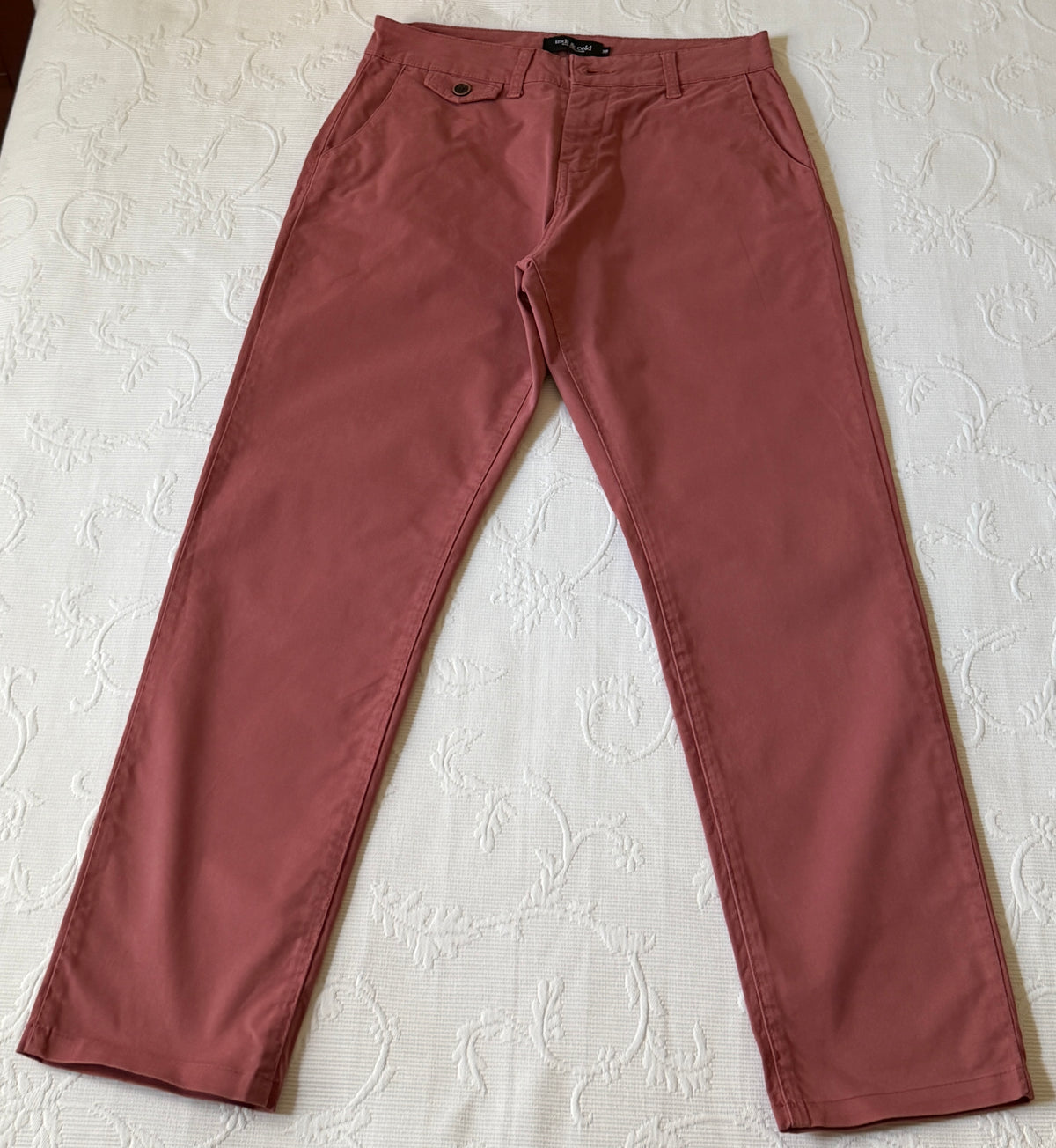 Pantalon chino Lucas rose