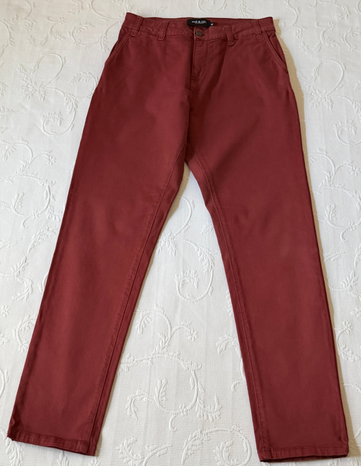 Pantalon chino Lucas granate