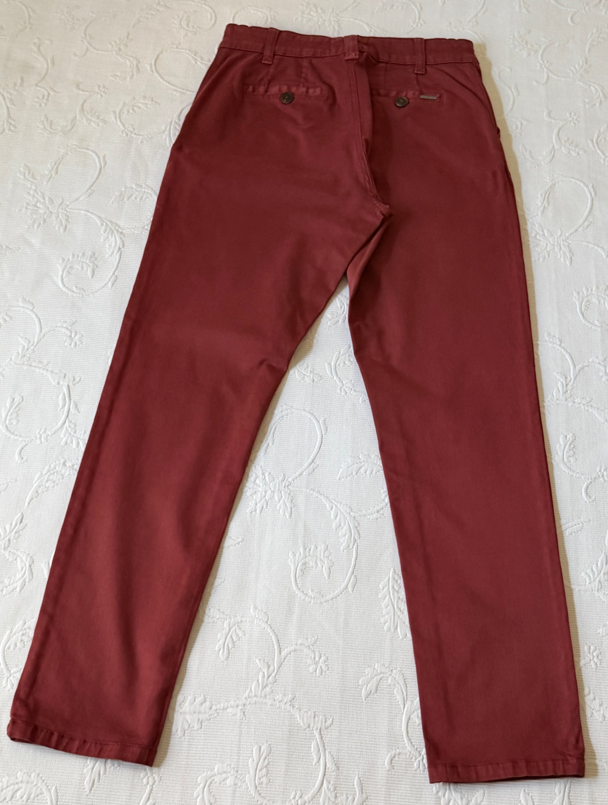 Pantalon chino Lucas granate