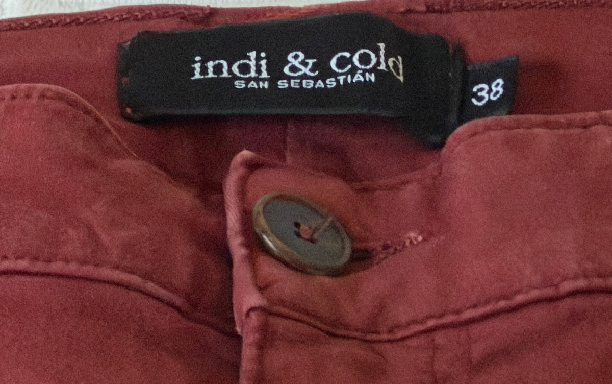 Pantalon chino Lucas granate
