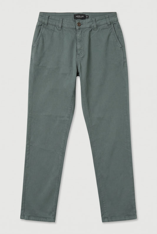 Pantalon chino Lucas pétrole