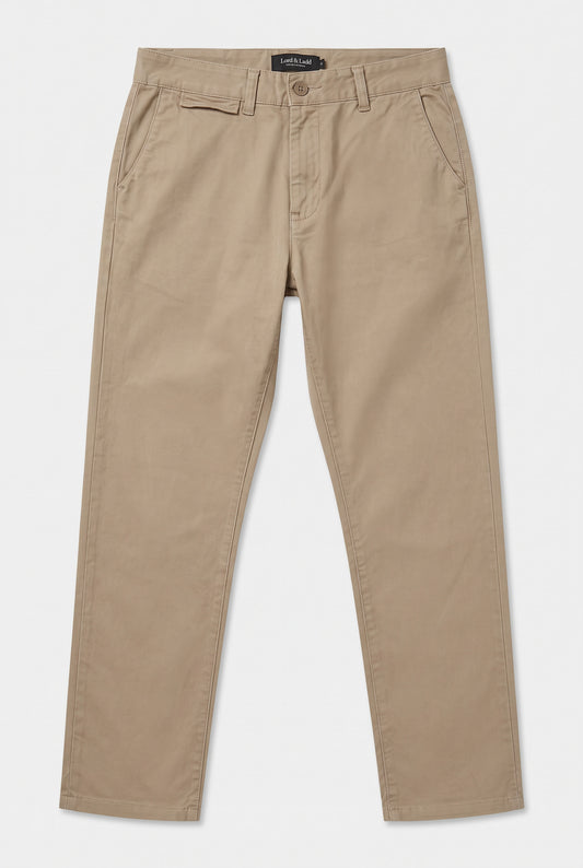 Pantalon chino Lucas taupe