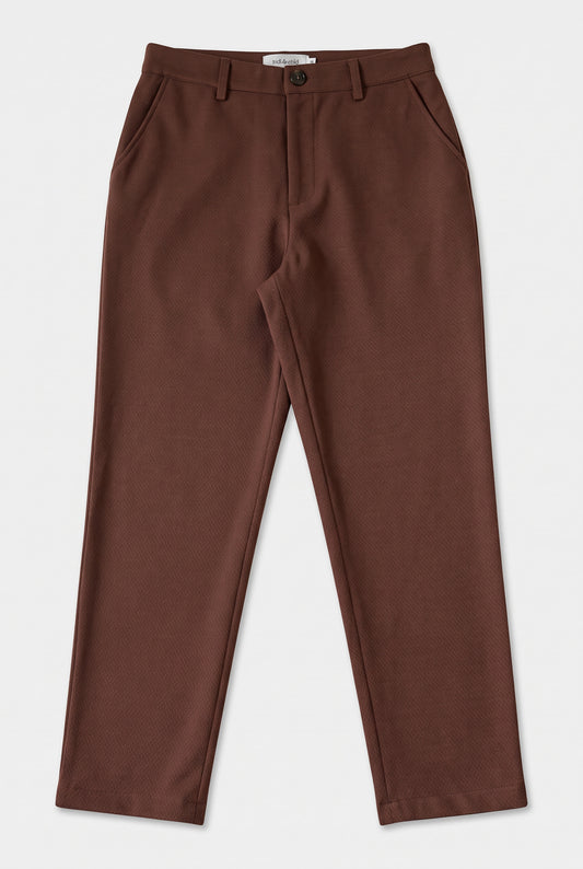 Pantalon en maille punto roma