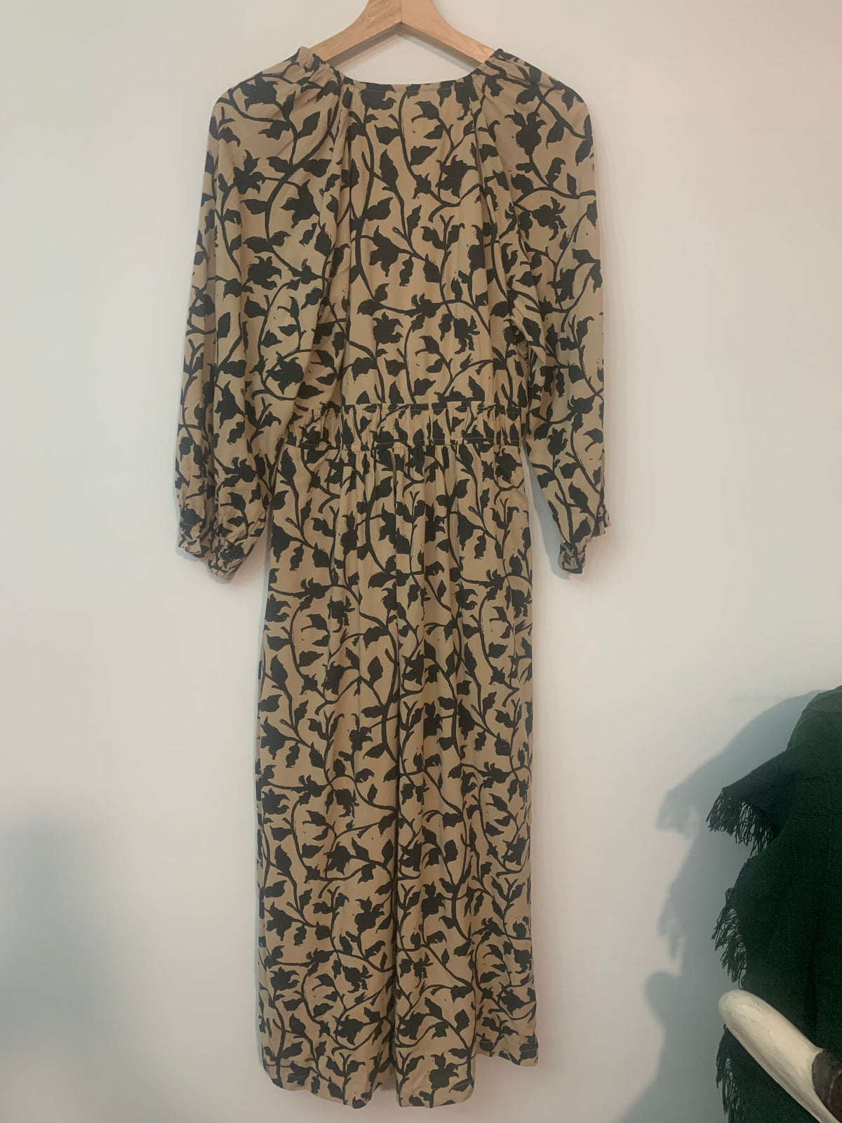 Vestido midi viscosa