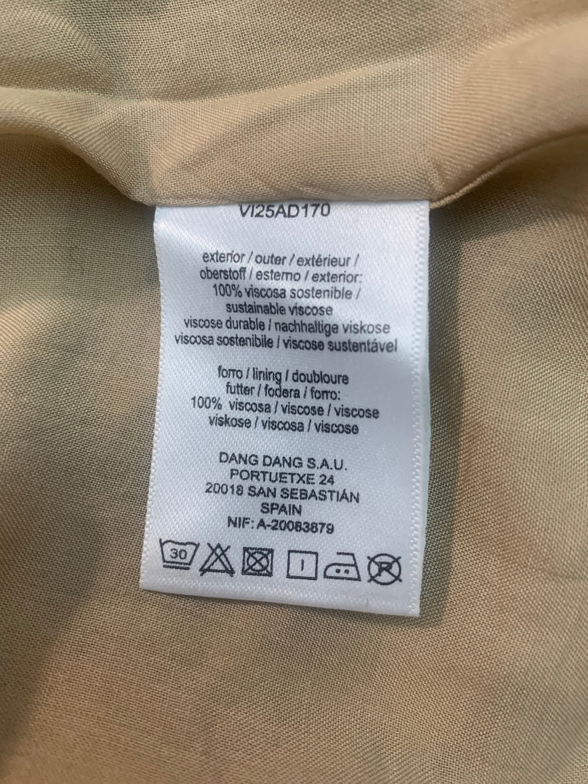 Vestido midi viscosa