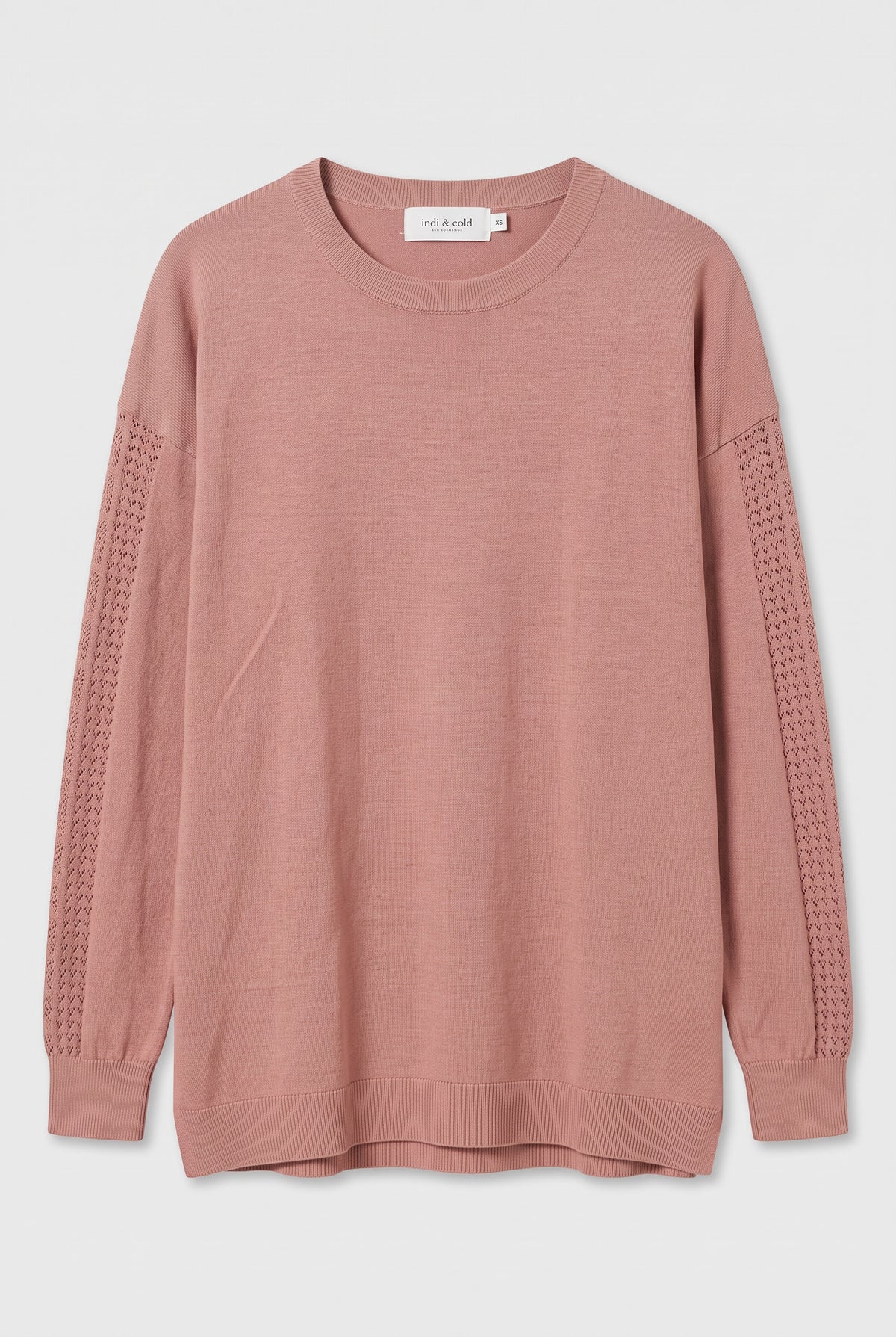 Jersey fino calados mangas