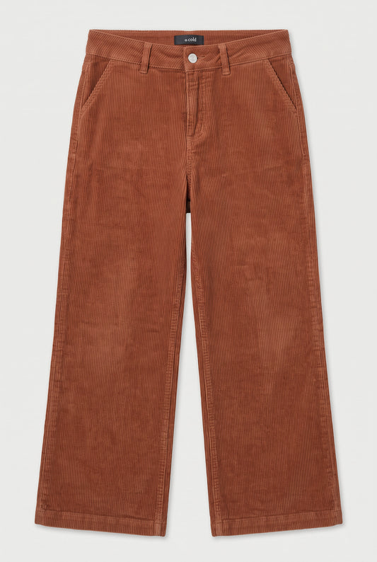 Pantalón pana tabaco