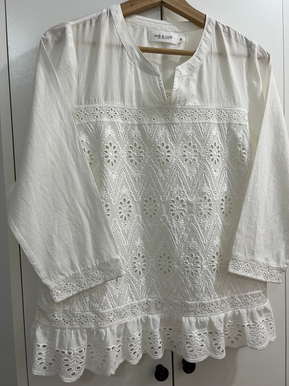 Blouse romantique, taille S