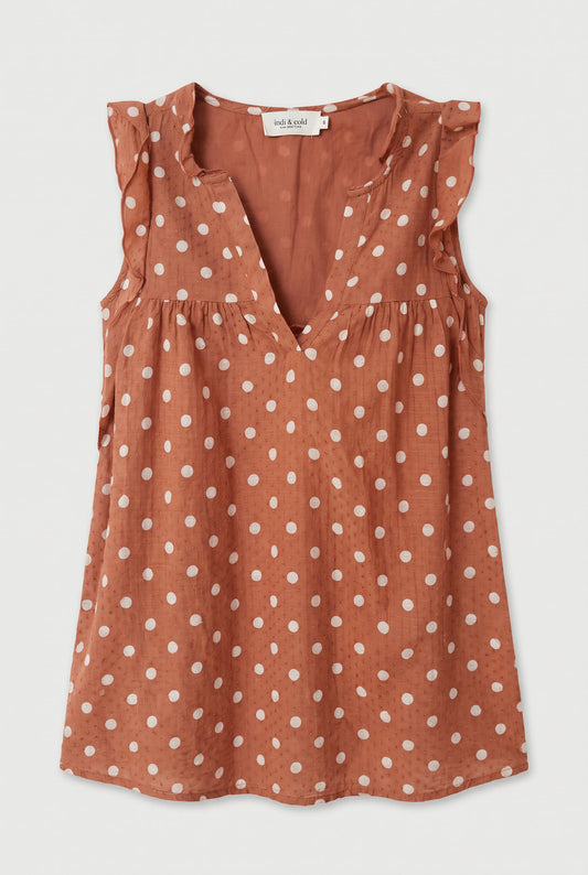 Blouse à pois