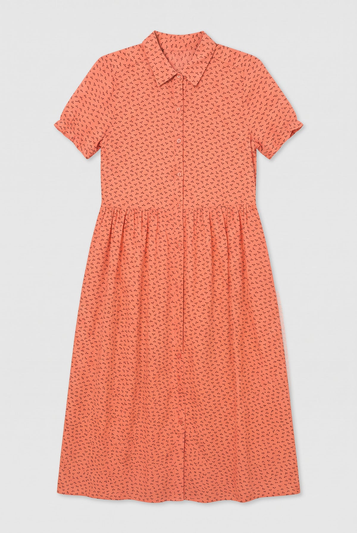 Robe couleur pêche