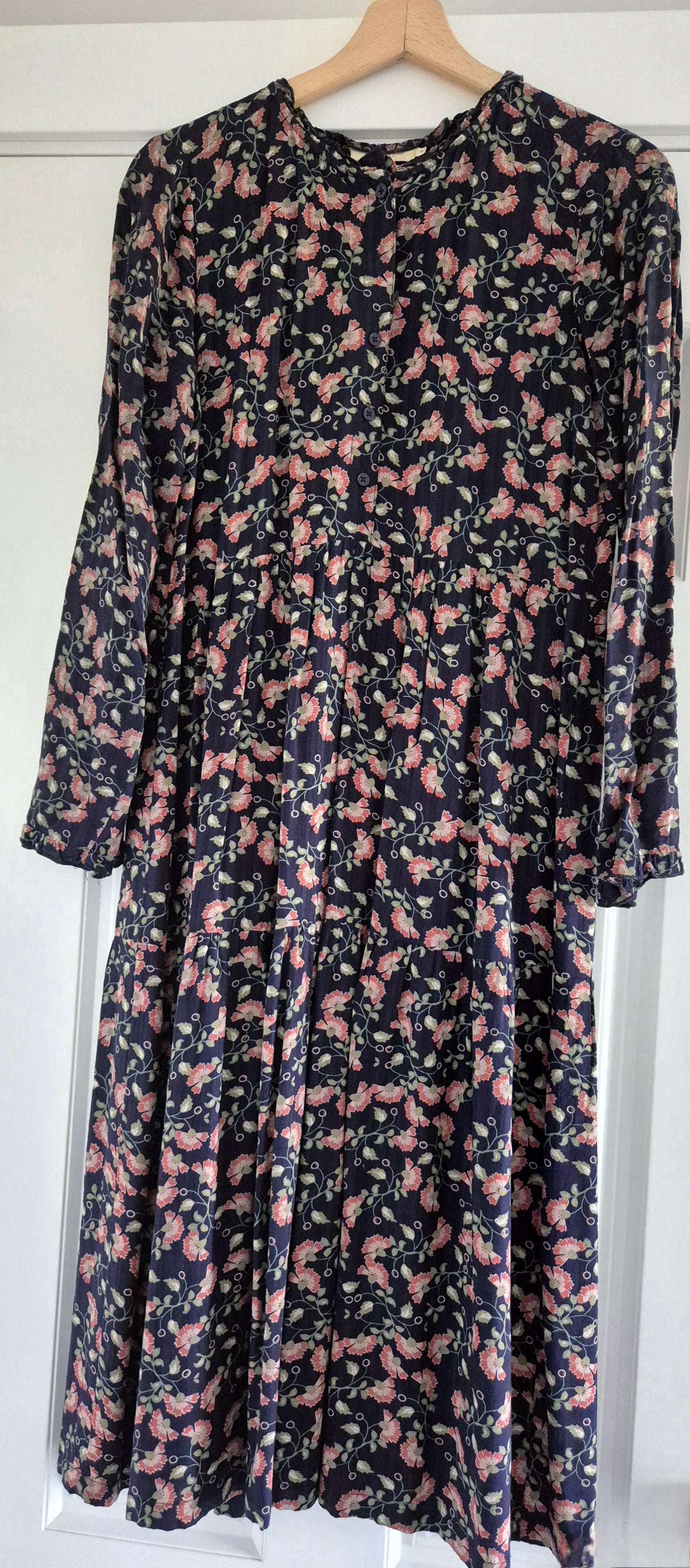 Blue floral dress