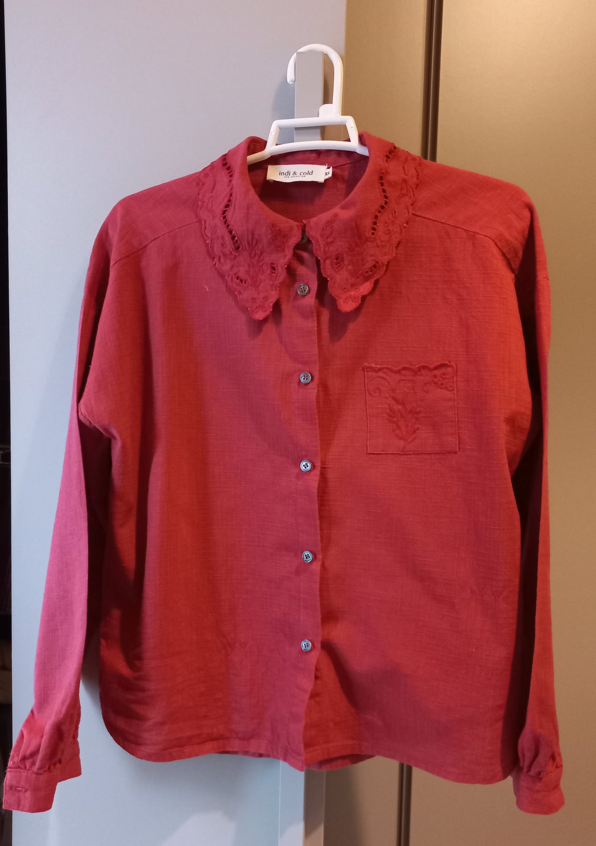 CAMISA CUELLO BORDADO