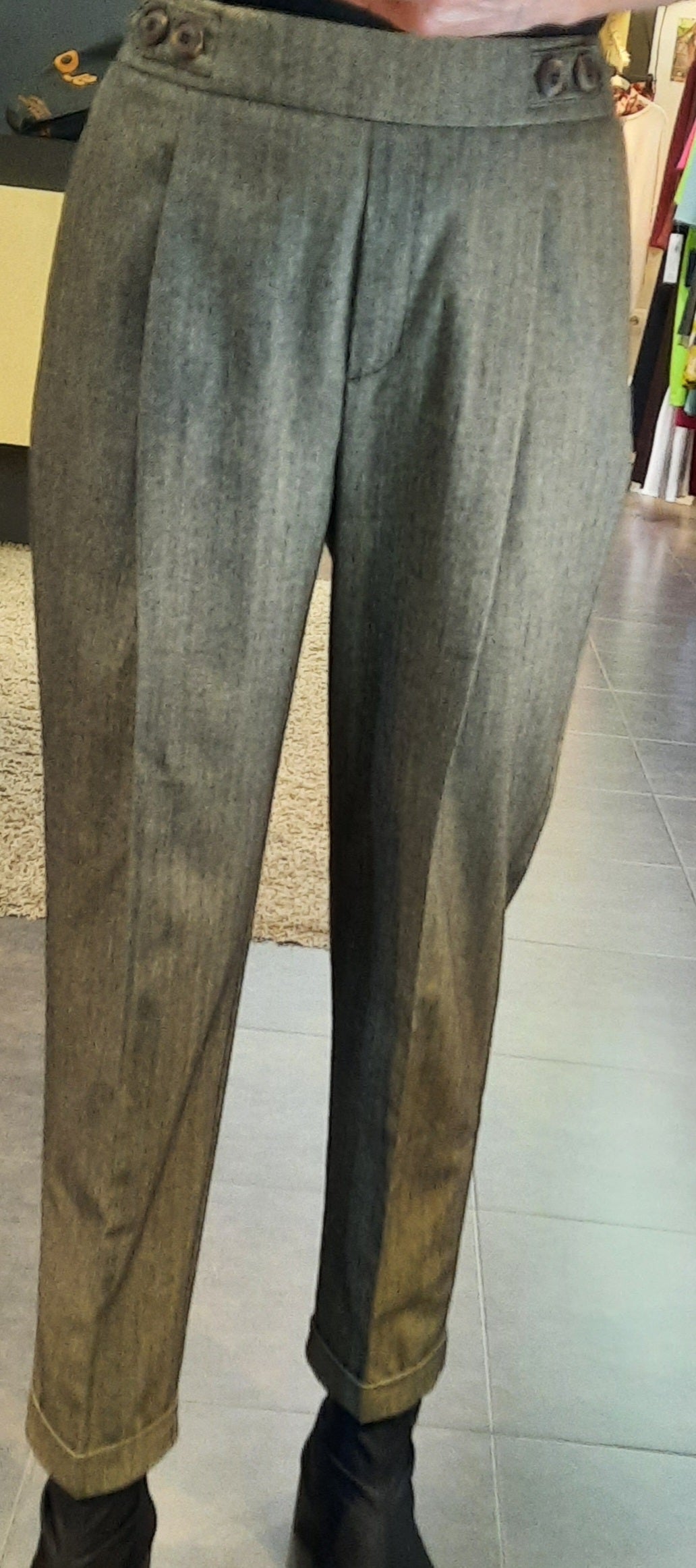 Pantalon à pinces