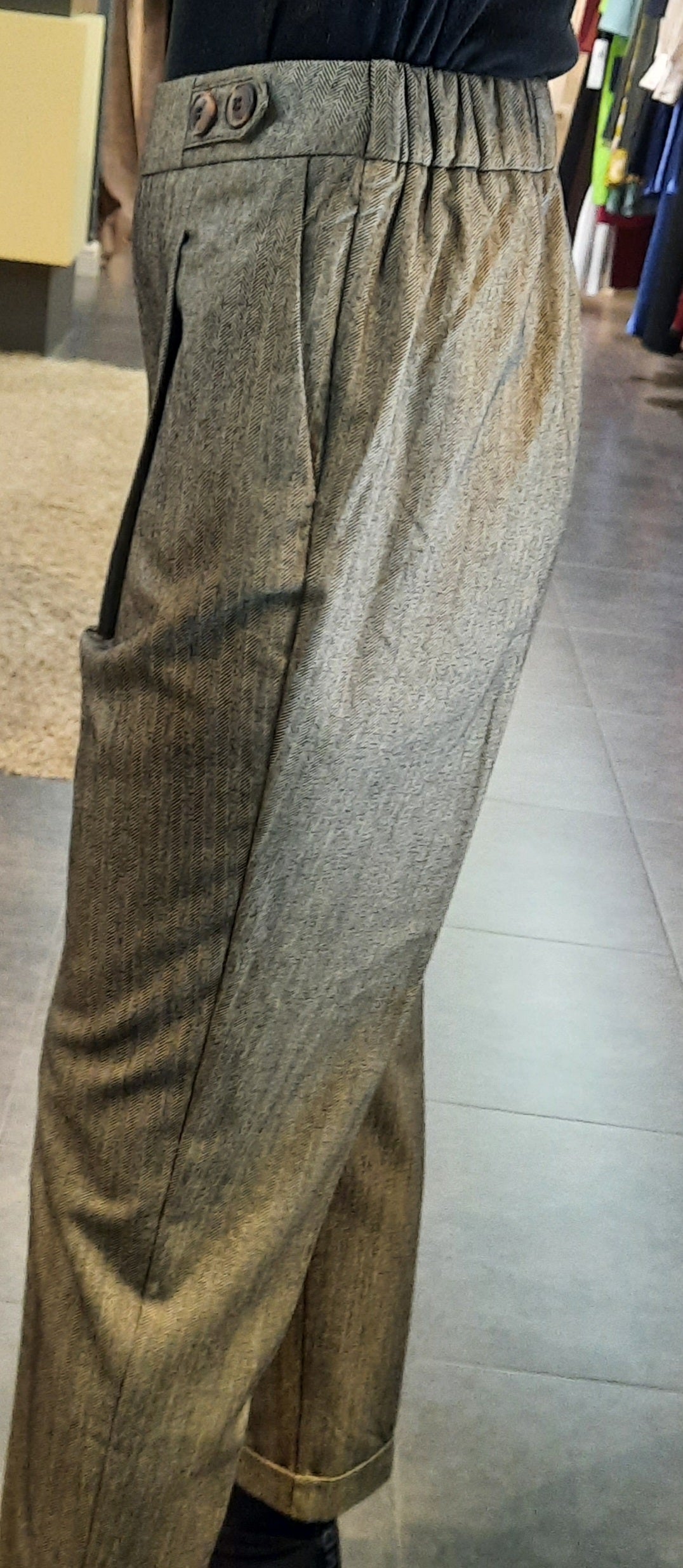 Pantalon à pinces