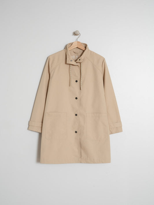 GABARDINA CORTA LISA