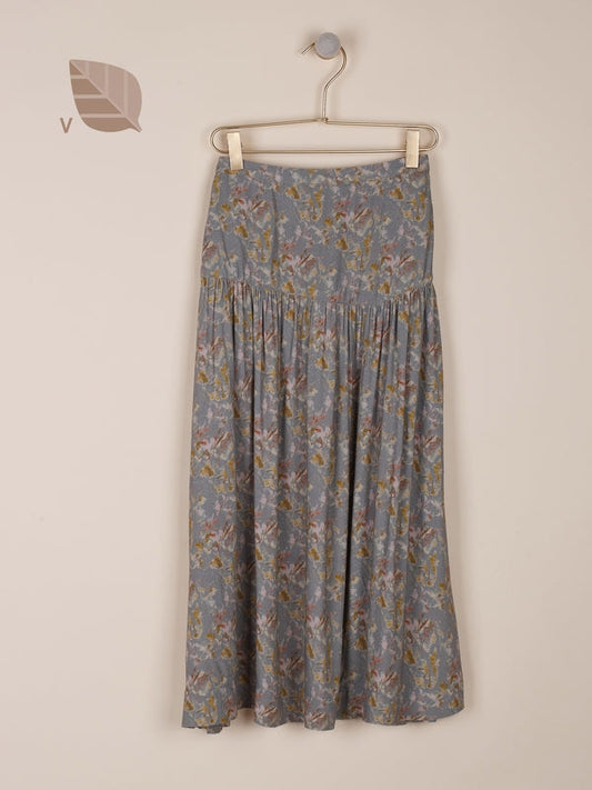 FALDA PRINT FLORAL EN VISCOSA ECOVERO