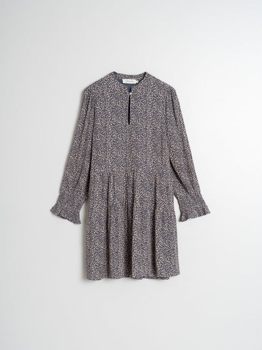 VESTIDO CORTO CREPADO