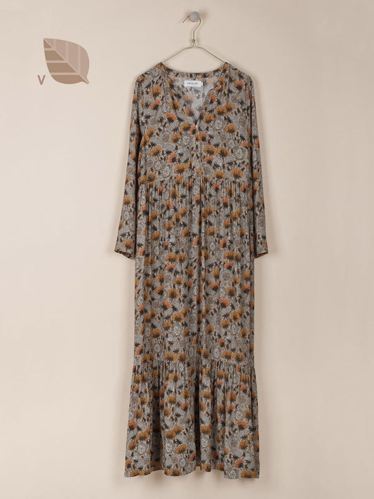 VESTIDO JANE ESTAMPADO DIENTE DE LEÓN