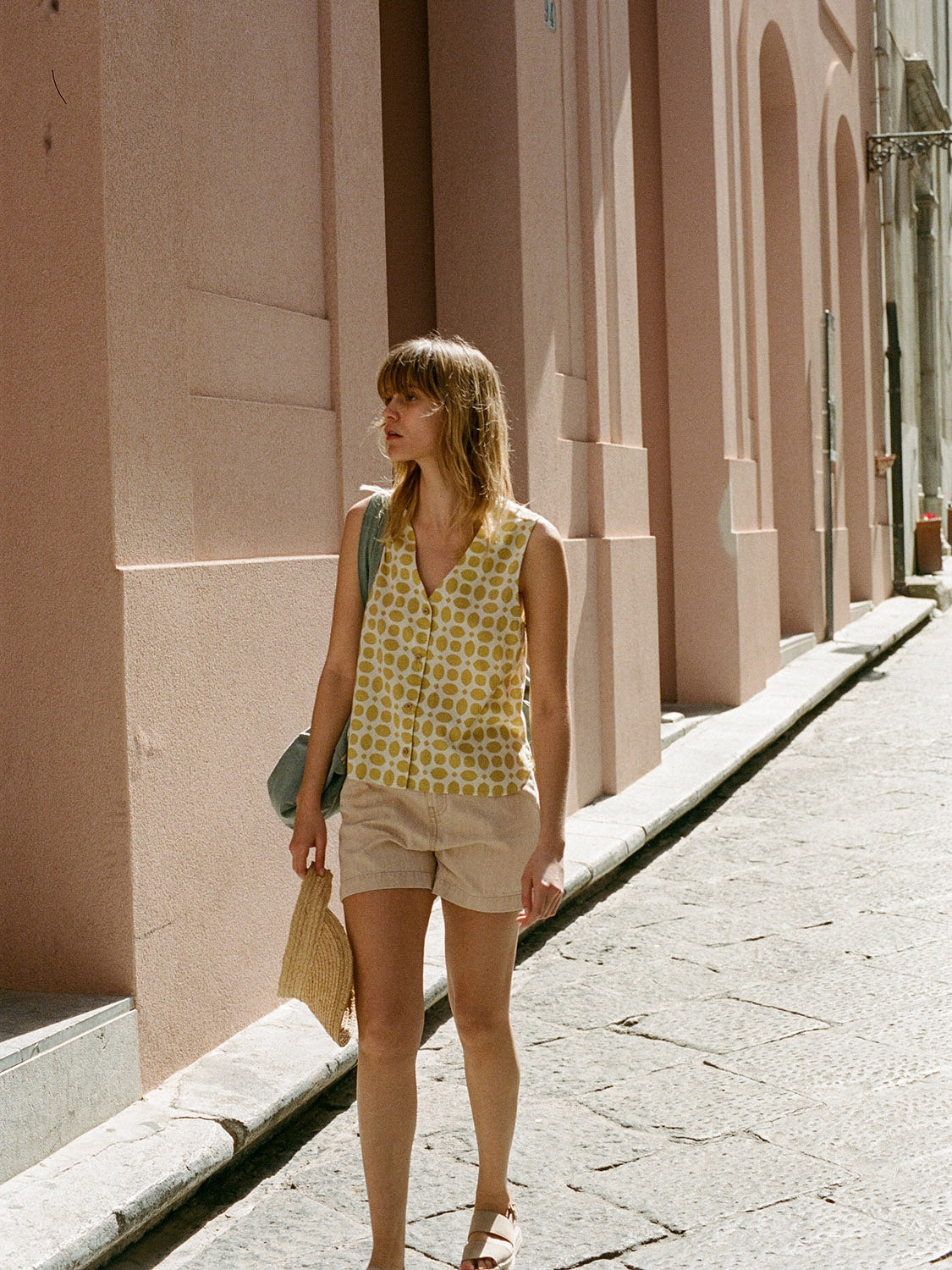 TOP GEOMETRIC ALGODÓN