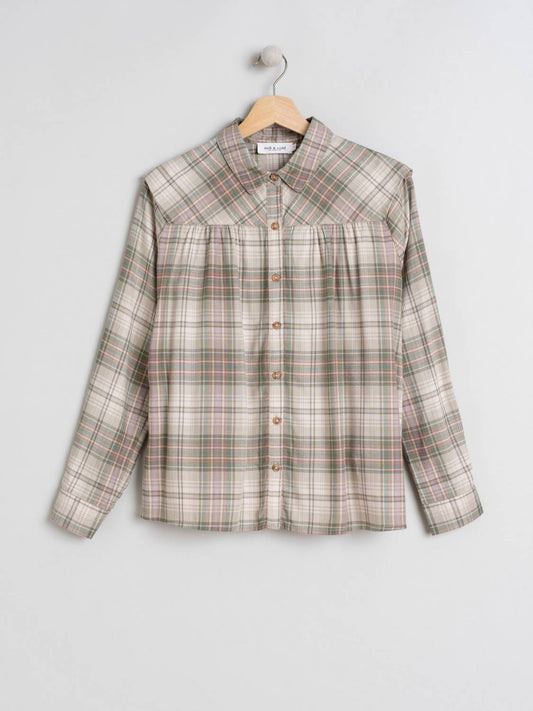 CHECKED YOKE SHIRT