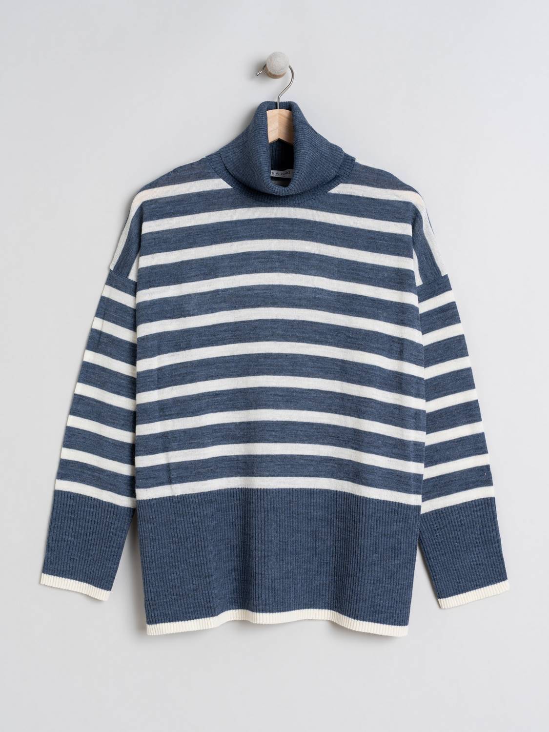 PULL EN MAILLE RAYÉ