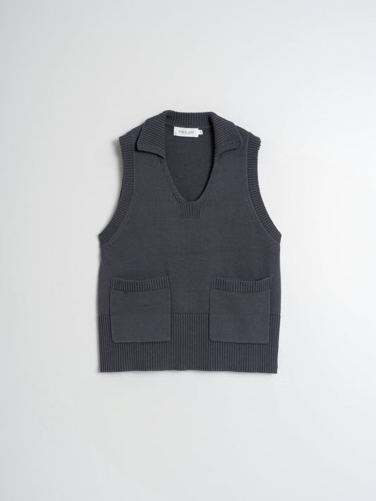 CHALECO CUELLO POLO