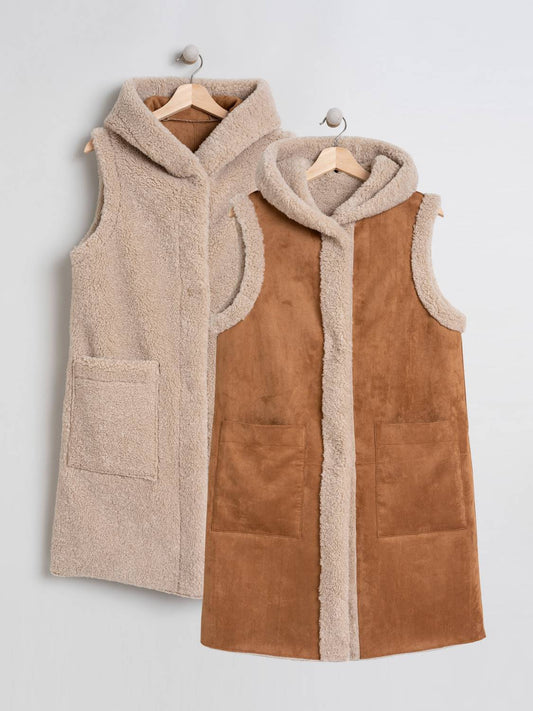 ABRIGO PELLIZA REVERSIBLE