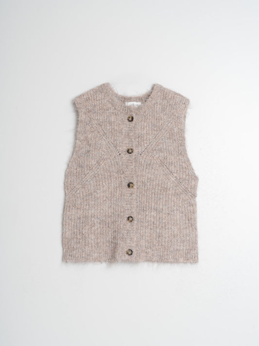 COMBED KNIT VEST