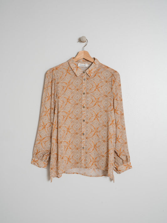 ETHNIC PRINT SHIRT