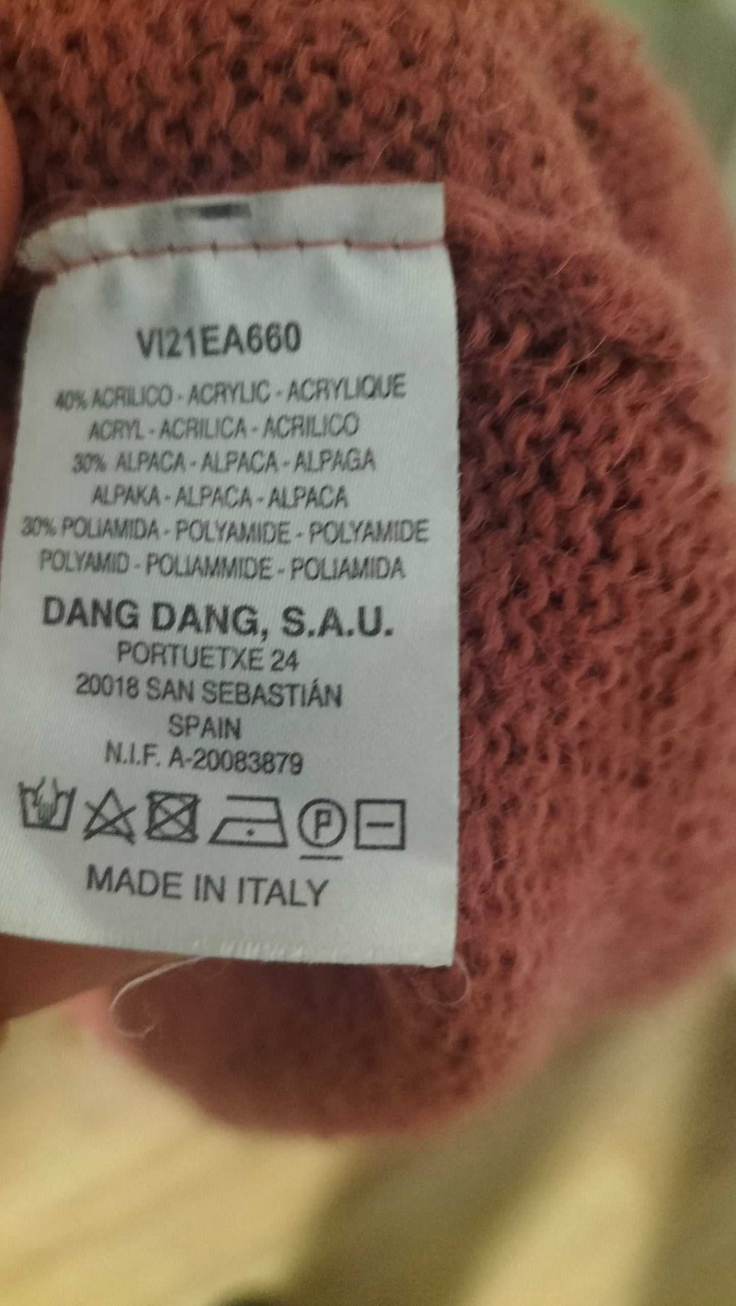 VESTE LONGUE EN ALPAGA