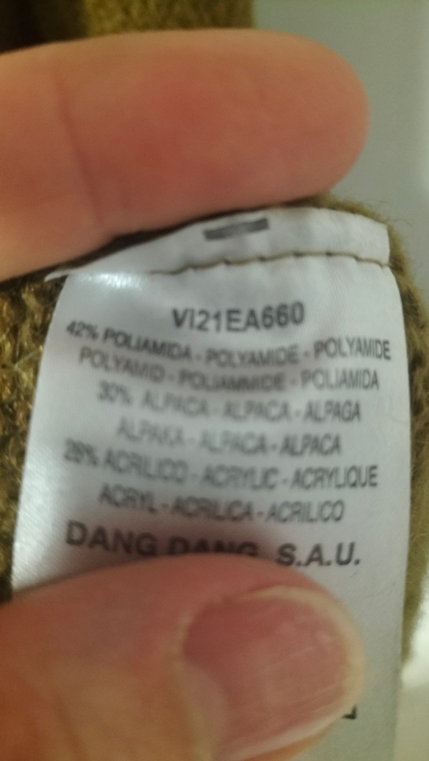 VESTE LONGUE EN ALPAGA