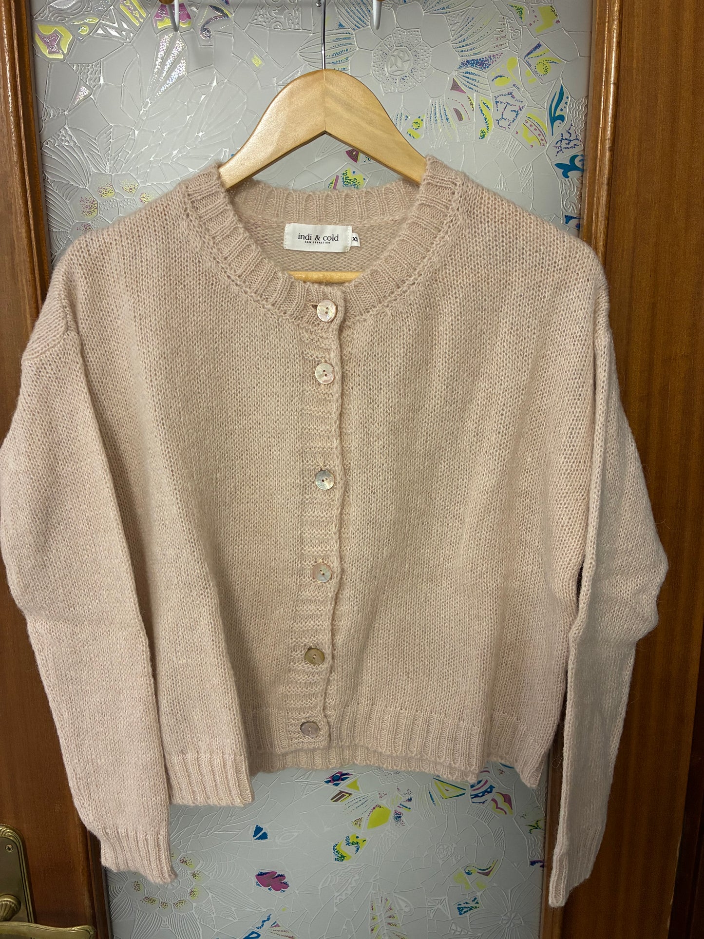 SHORT ALPACA CARDIGAN