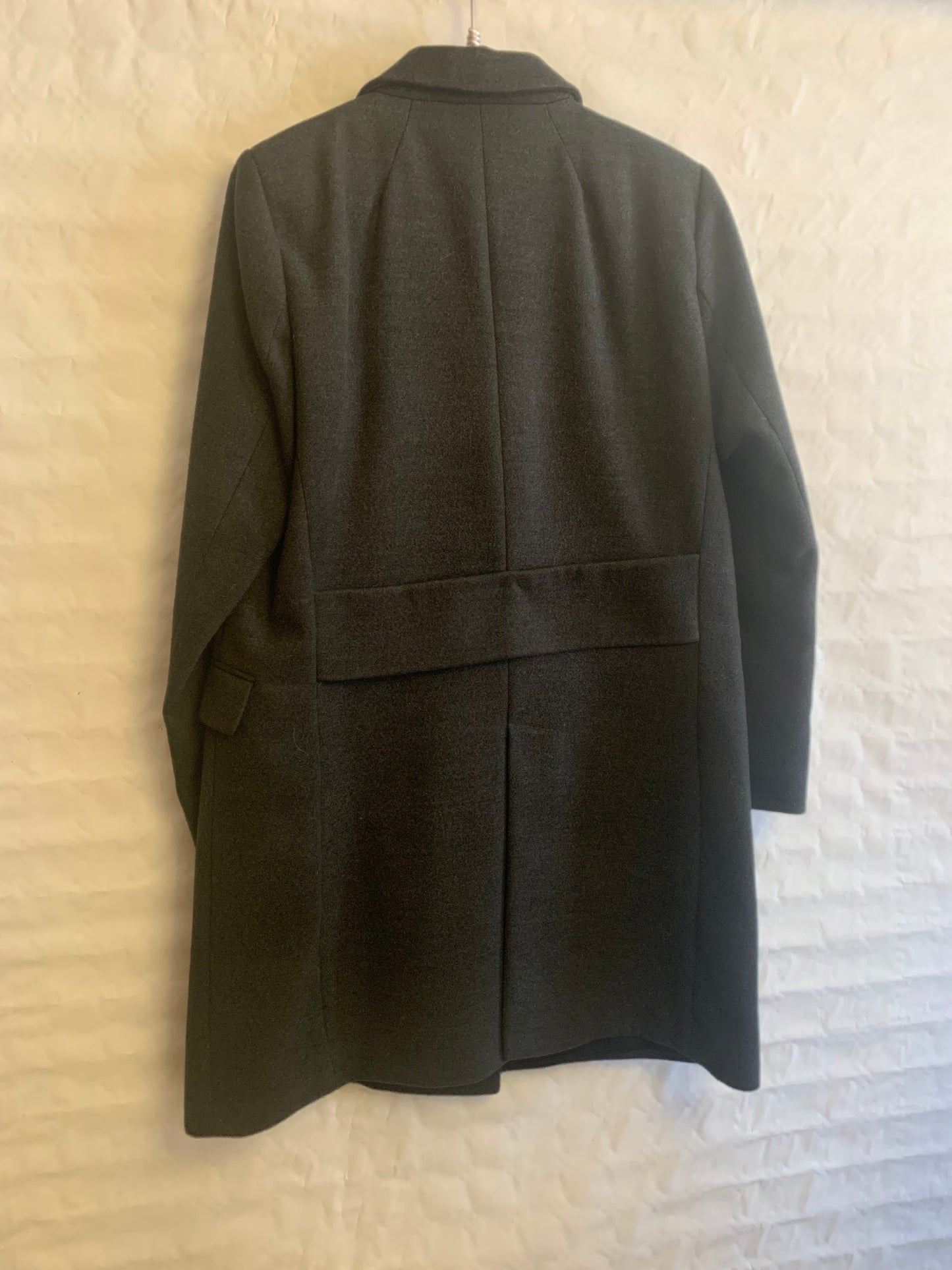 manteau en tissu gris