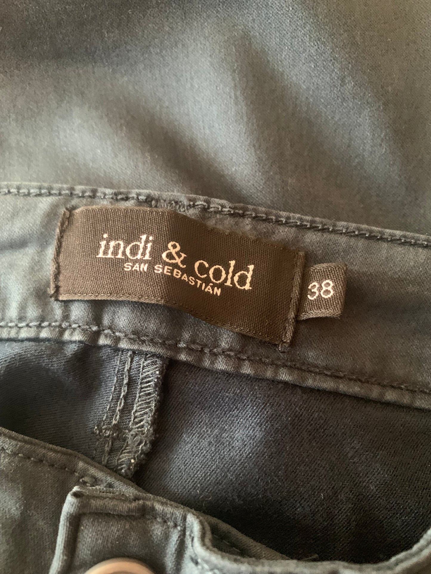 Pantalon chino en lyocell bleu