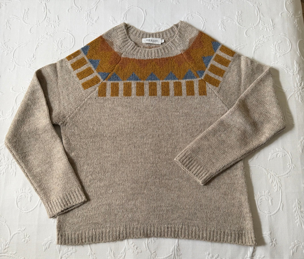 JERSEY CON CENEFA DE JACQUARD