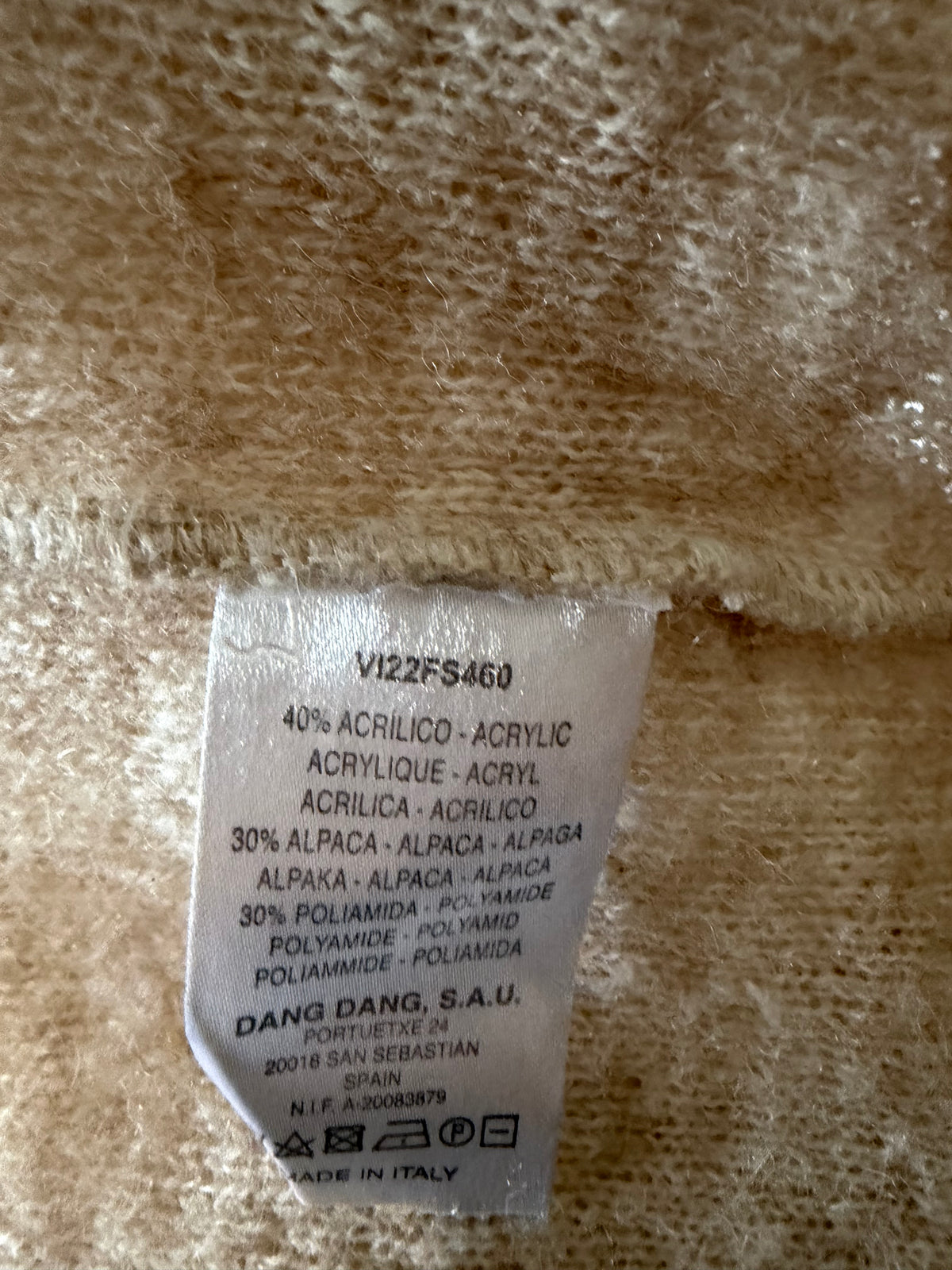 CHAQUETA TRICOLOR