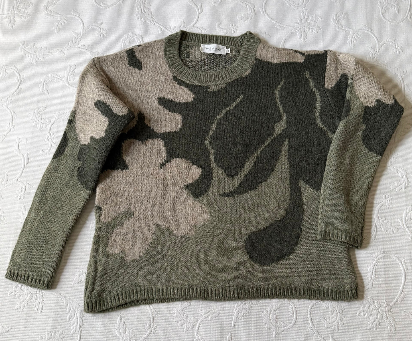 JERSEY HOJAS JACQUARD