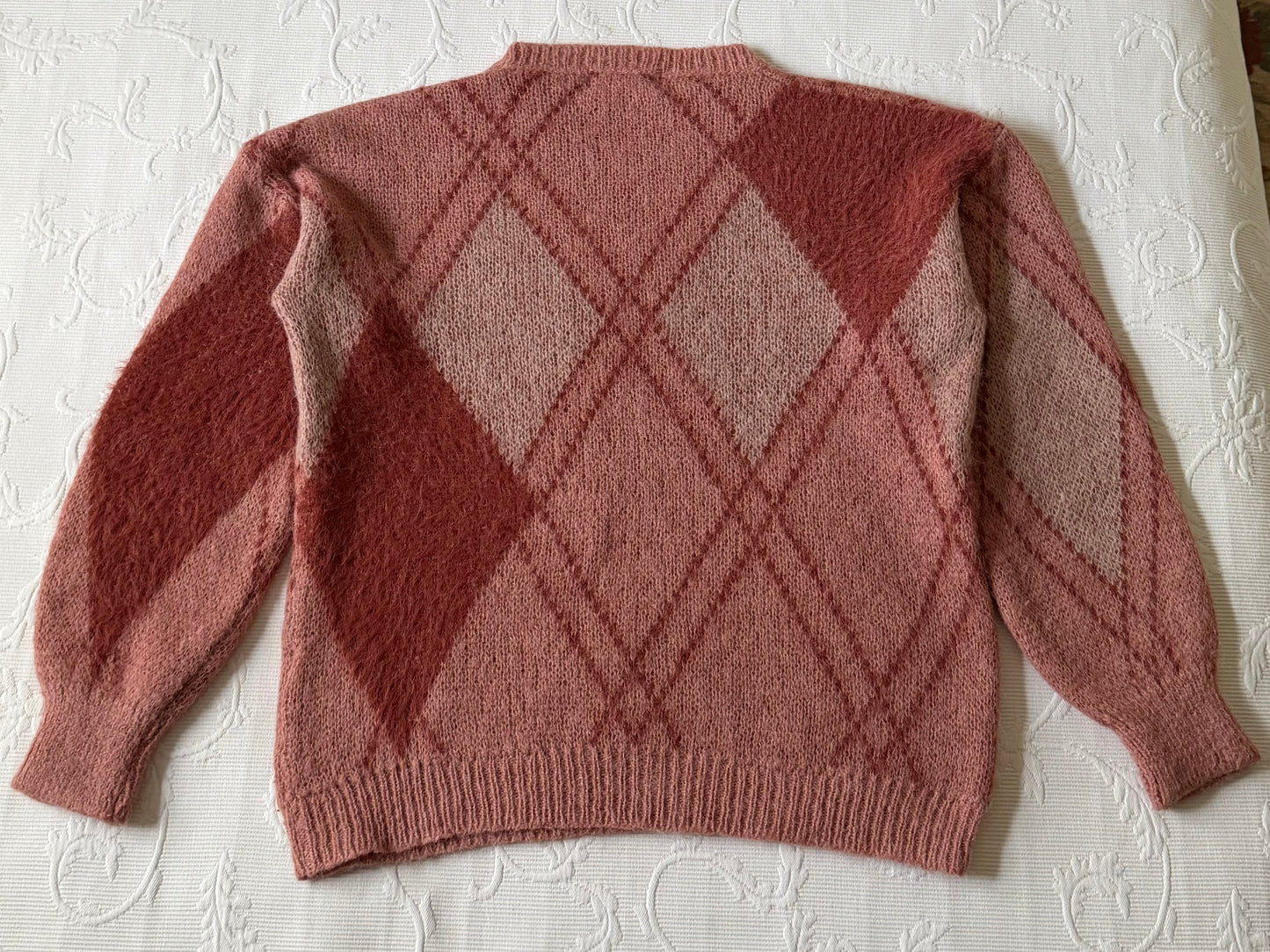 Jersey rombos rosa - granate