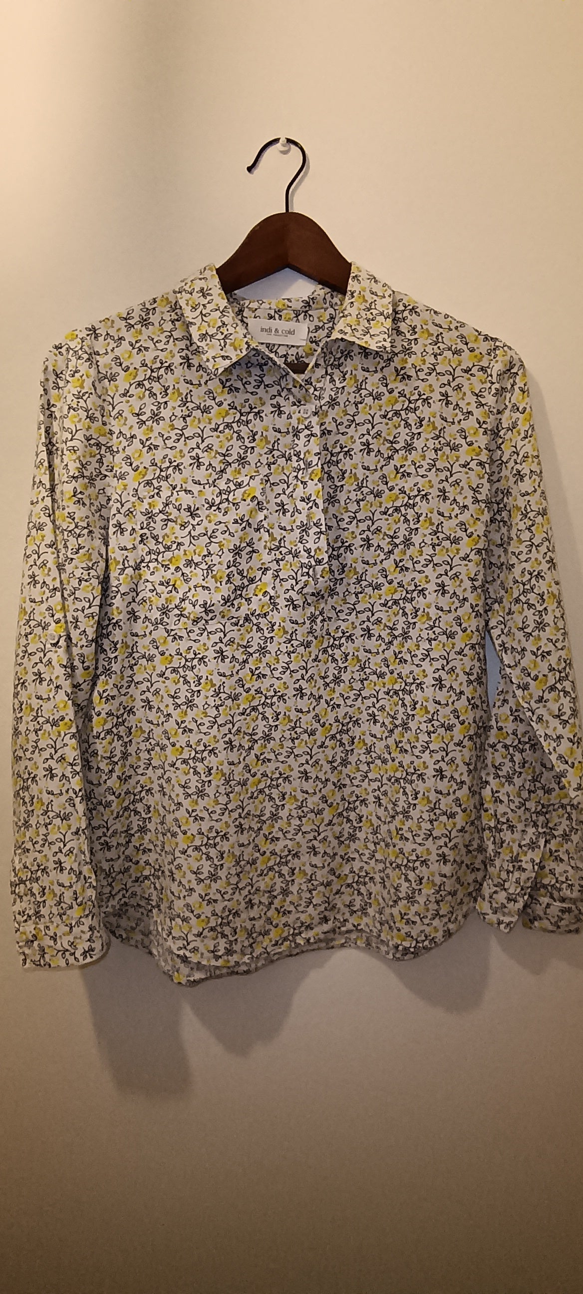 YELLOW FLOWER BLOUSE