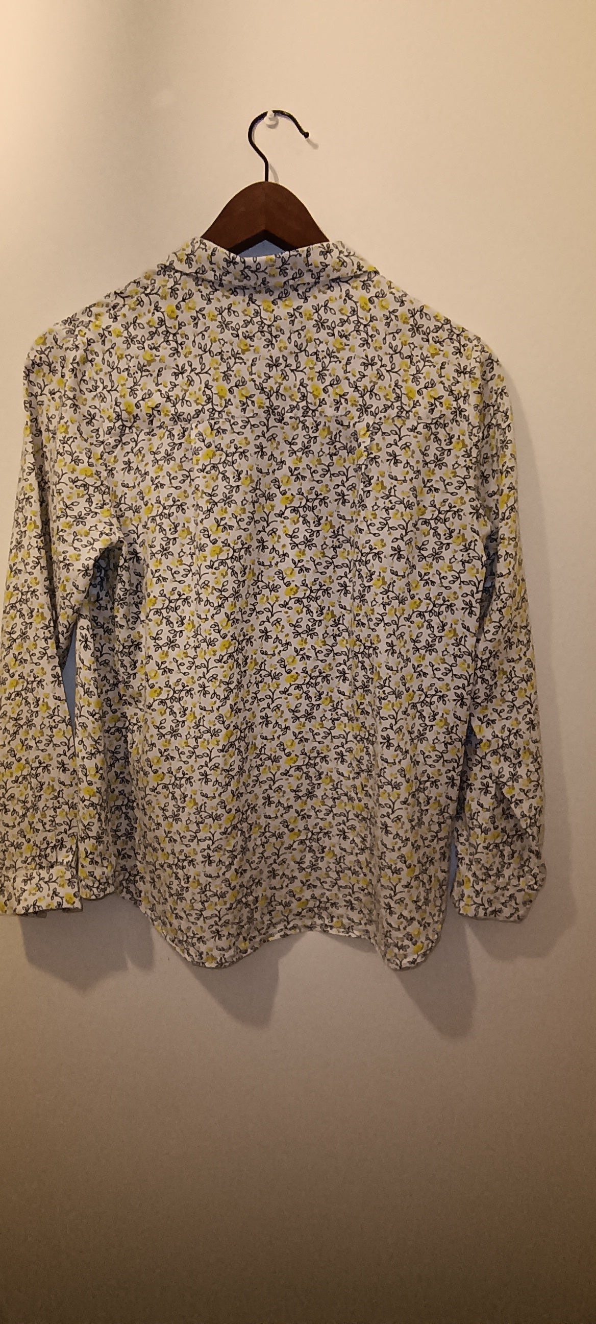 YELLOW FLOWER BLOUSE