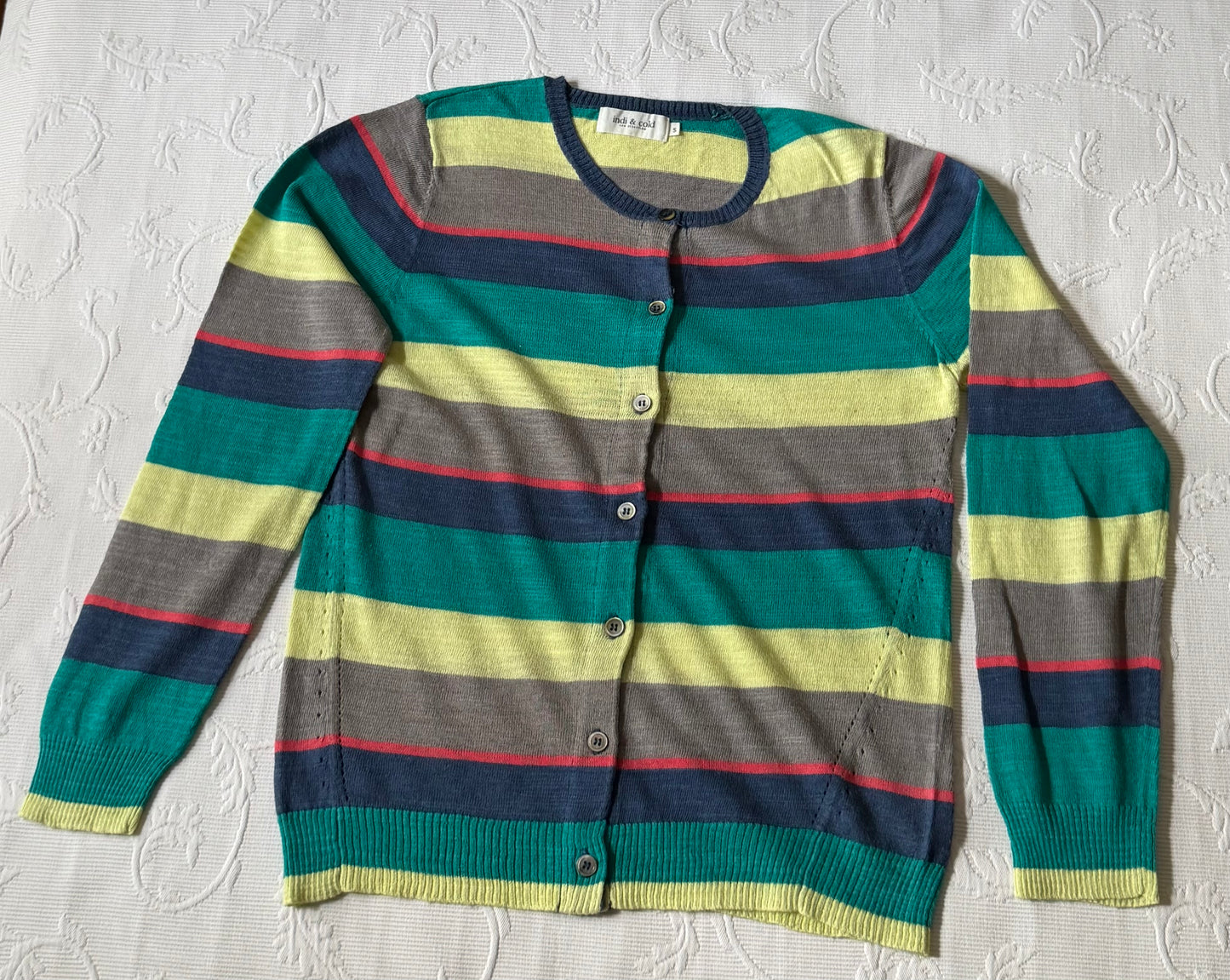 Chaqueta rayas multicolor