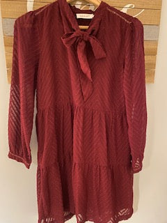vestido BURGUNDY