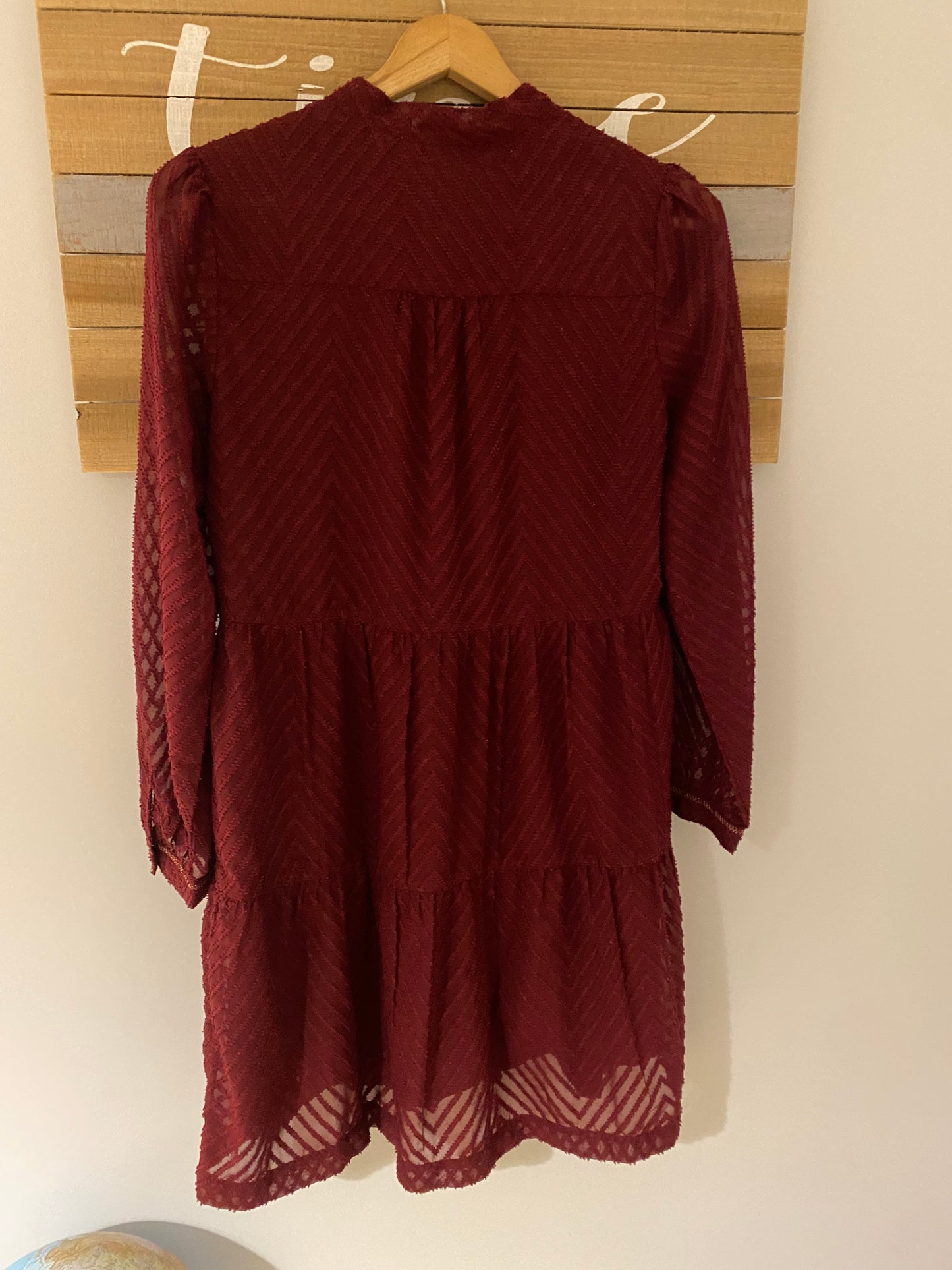 vestido BURGUNDY