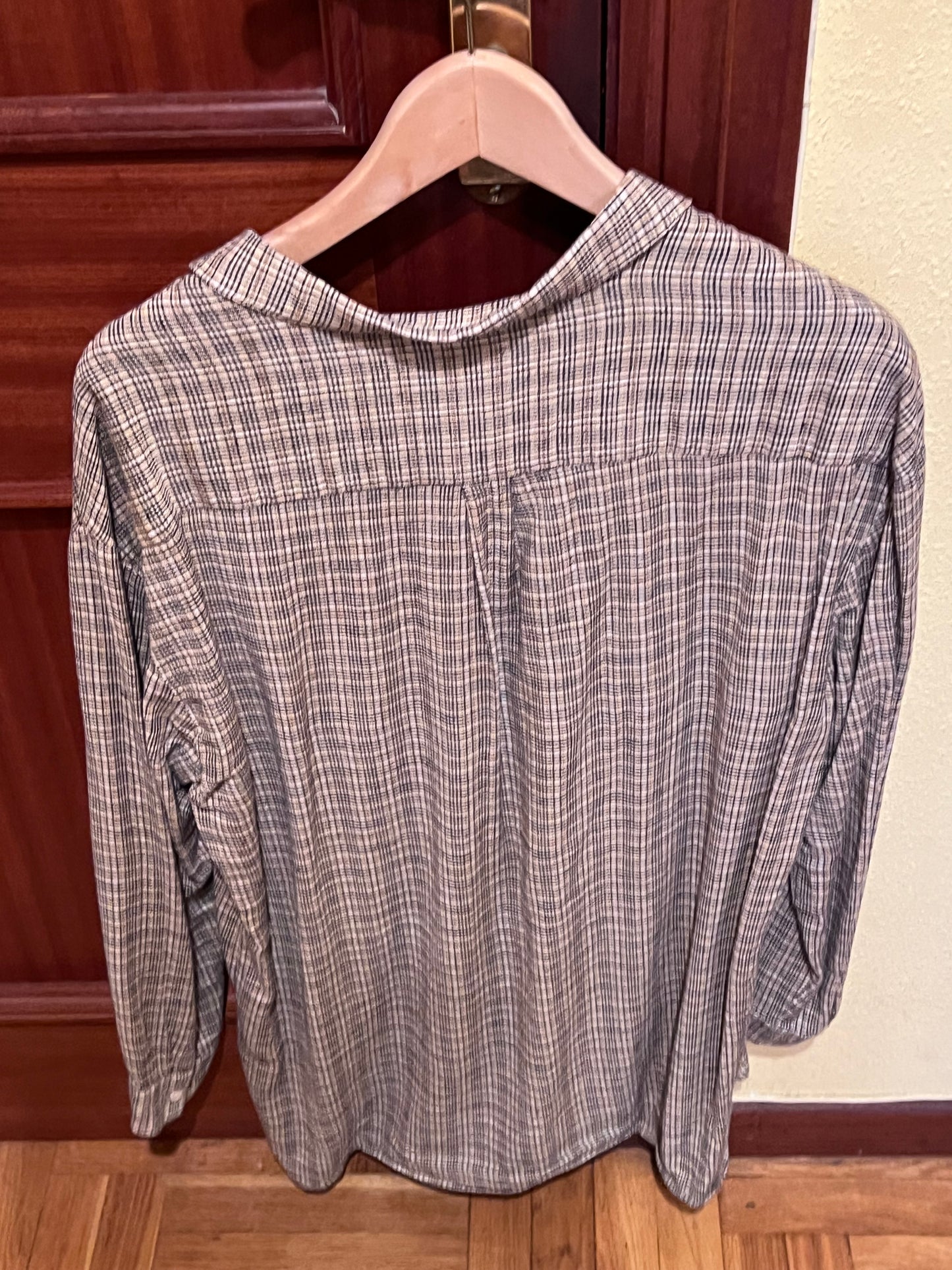 Brown checkered shirt