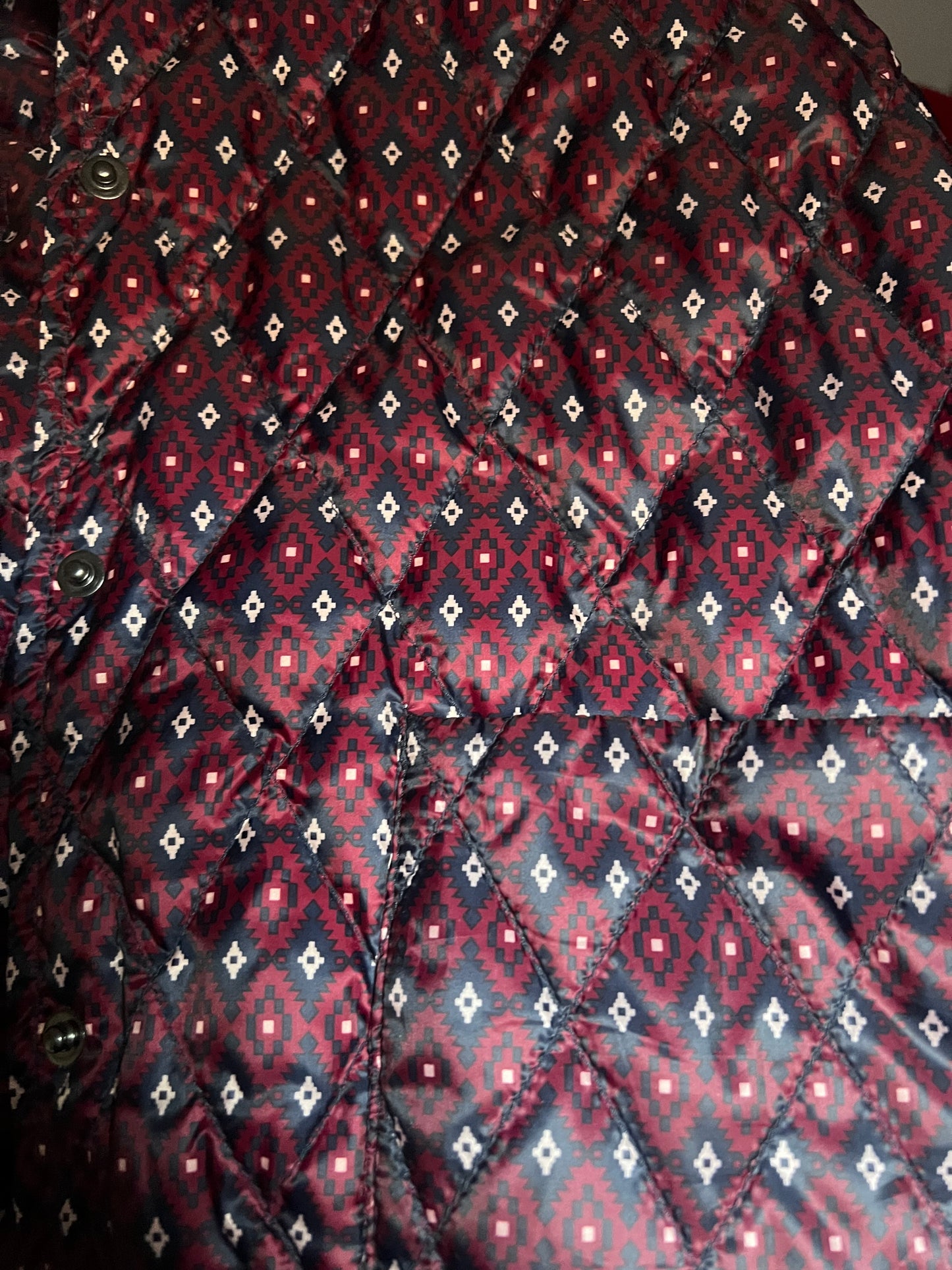 Burgundy bomber jacket