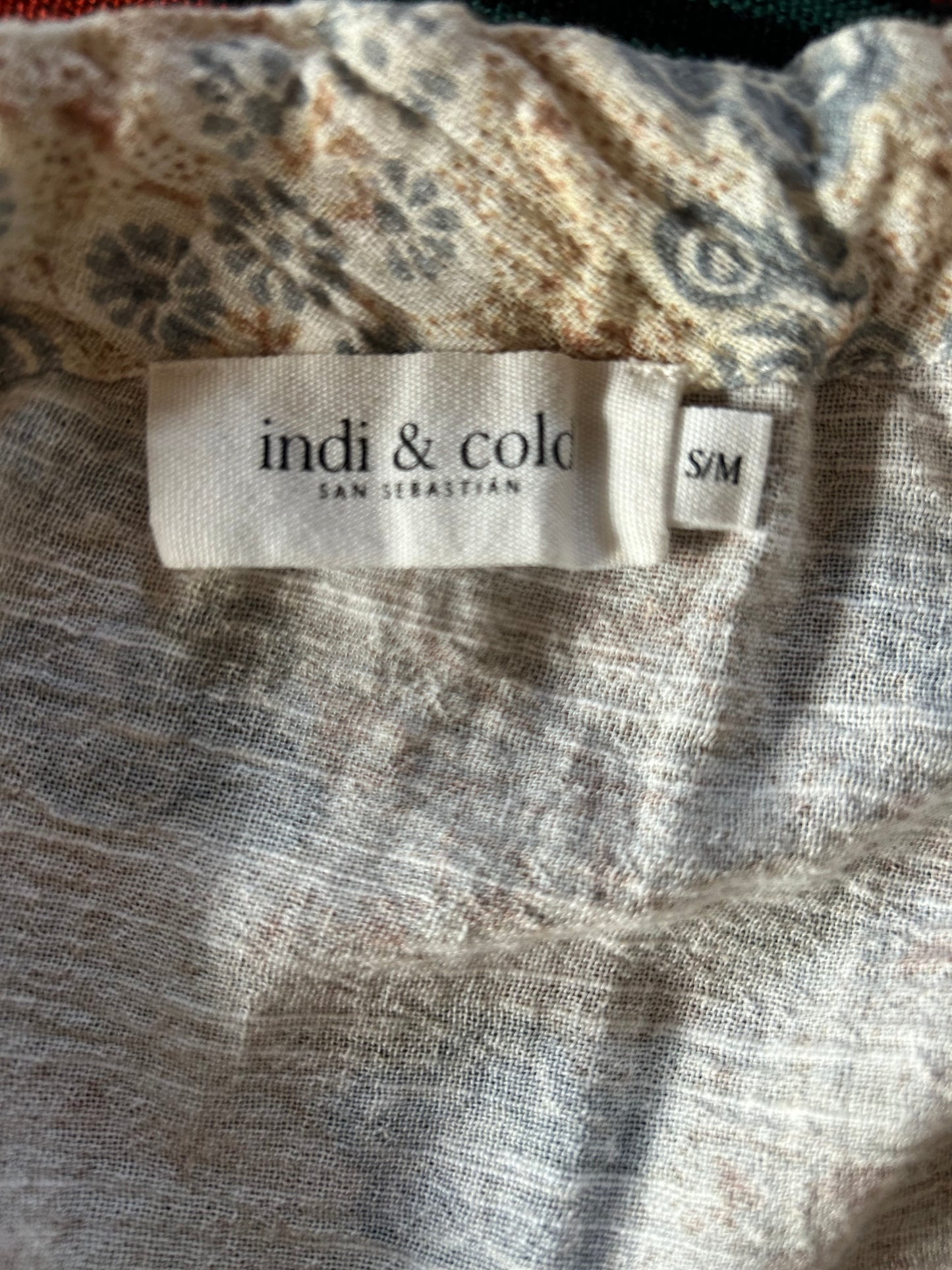 TOP VINTAGE ASYMMETRIC PRINT