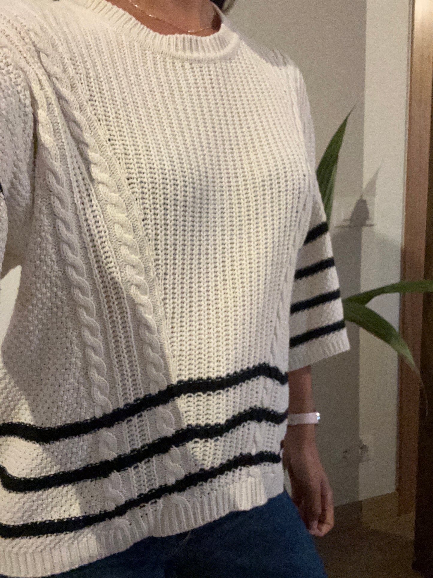 LOW STRIPED JERSEY