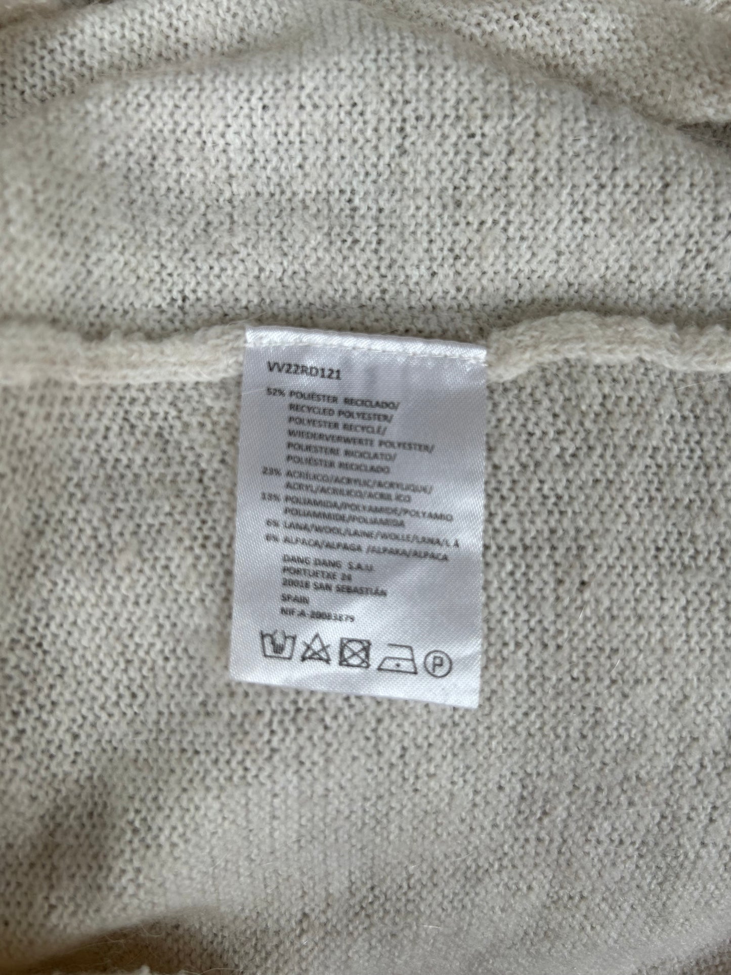 CHAQUETA CALADOS ALPACA